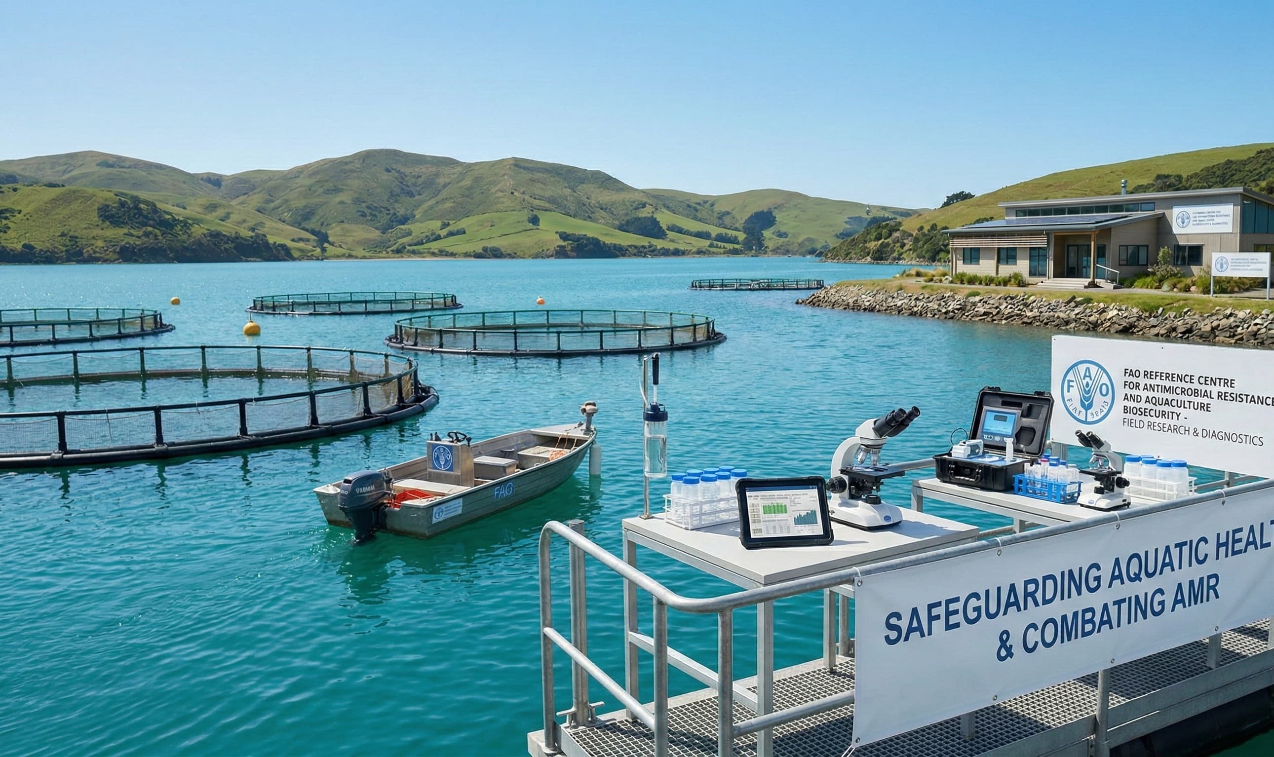 AMR and Aquaculture Biosecurity Research